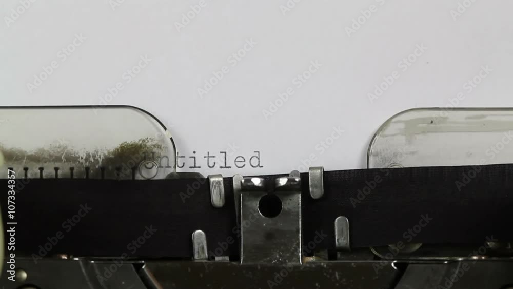 Blank document page titled 