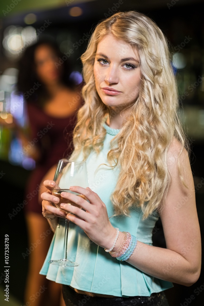 Fototapeta premium Portrait of smiling blonde woman