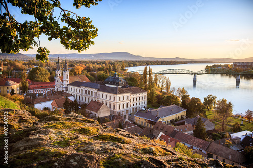 View of the old town of Esztergom
