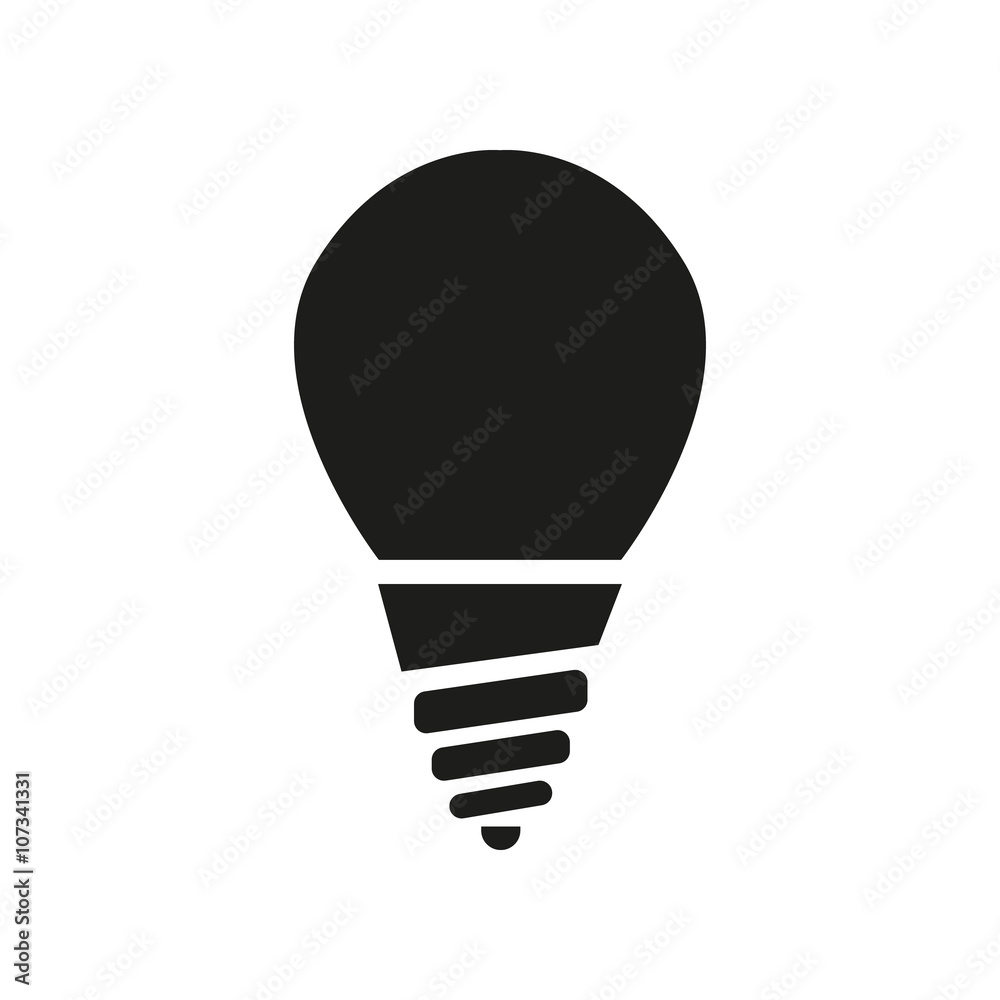 The incandescent lamp icon. Lamp and bulb, lightbulb, filament lamp, glow-lamp, light bulb symbol.UI. Web. Logo. Sign. Flat design. App. The incandescent lamp icon. Lamp and bulb, lightbulb, filament lamp, glow-lamp, light bulb symbol.UI. Web. Logo. Sign. Flat design. App.