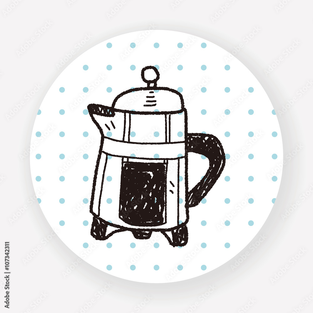 coffee doodle drawing coffee doodle drawing