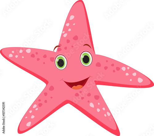 cute starfish cartoon
