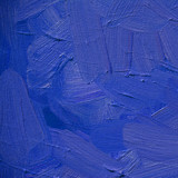 abstract blue ultramarine painting by oil on canvas, illustration
