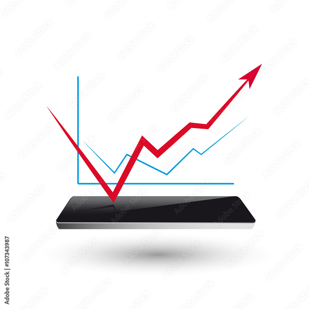 smart watch new technology electronic device with graph busines smart watch new technology electronic device with graph busines