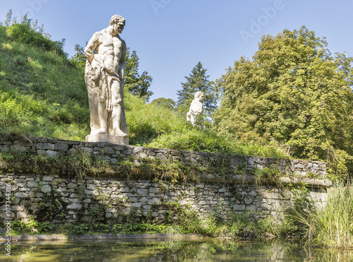 Stadt park statues in Graz, Austria