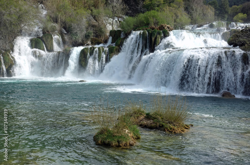 Wasserf  lle im Krka Nationalpark  Kroatien