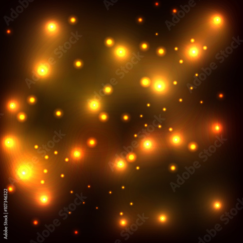 Stars cosmic sky abstract vector background concept