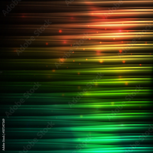 Abstract background in blue, green and golden color vector