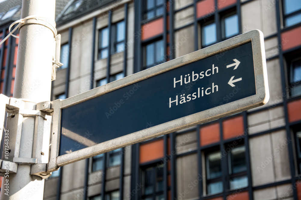 Schild 61 - Hübsch