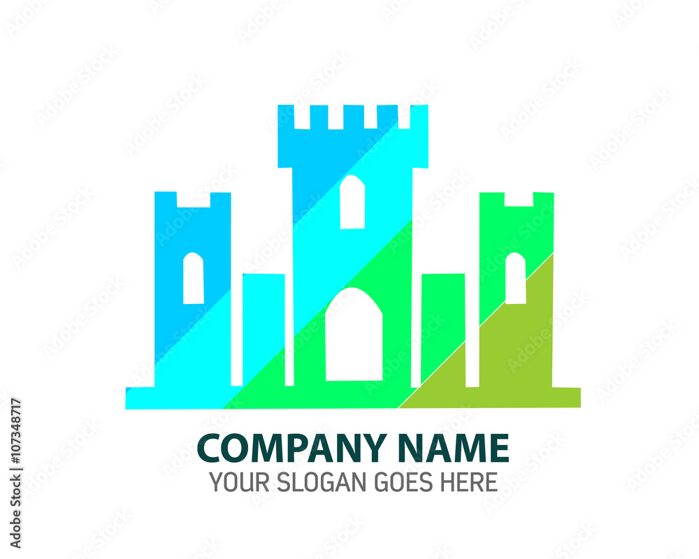 Castle Logo Icon Template Castle Logo Icon Template
