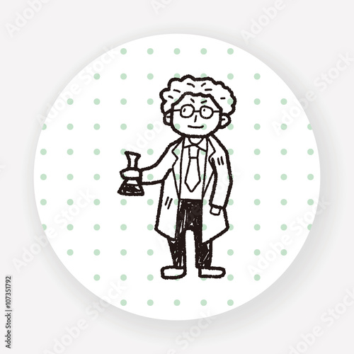 scientist doodle