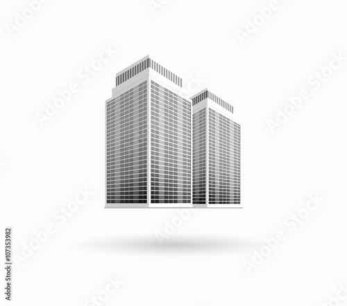 Skyscrapers House Building Icon