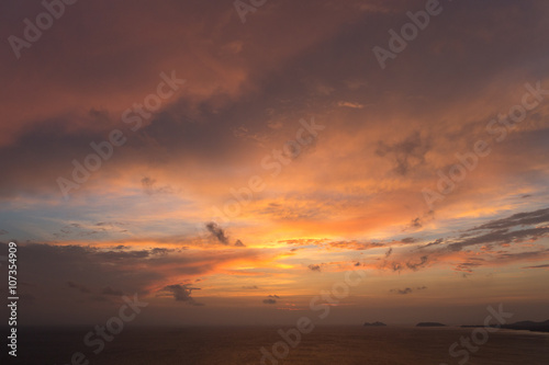 Sky with clouds