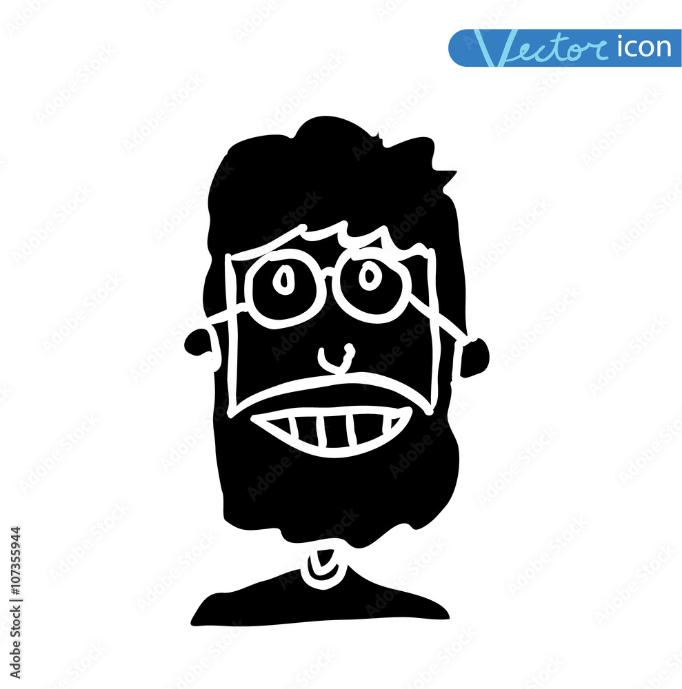man, boy, vector illustration. man, boy, vector illustration.