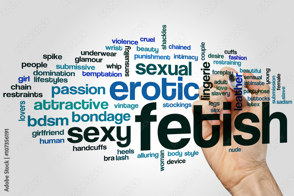 Fetish word cloud