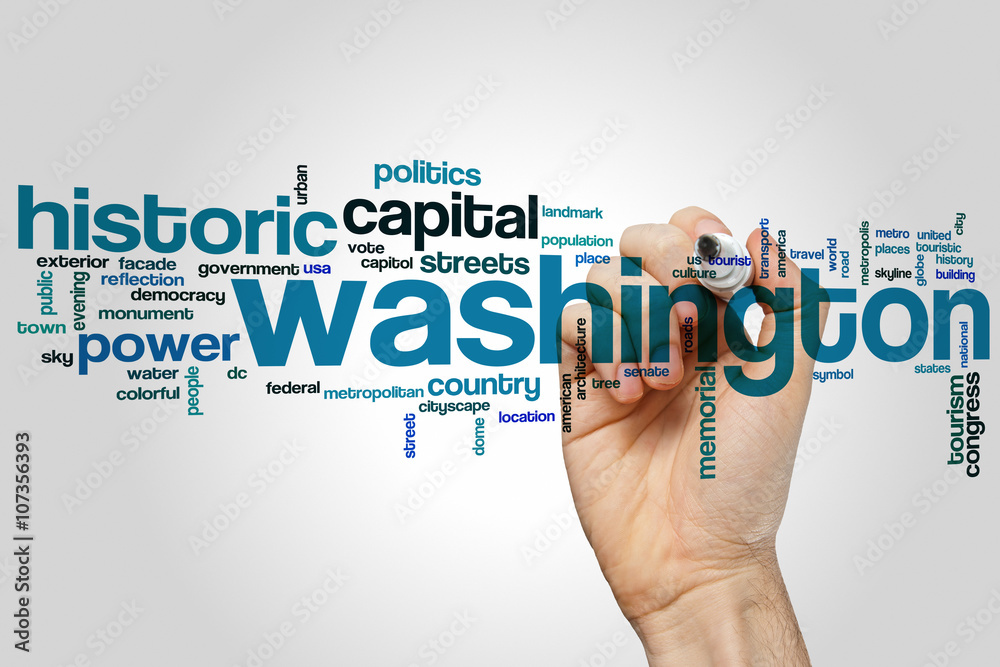 Washington word cloud