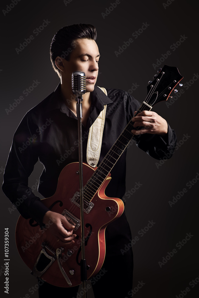 Obraz premium guitar player