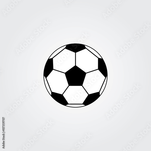 Soccer ball. Football soccer ball icon. Football soccer ball flat design. Football soccer ball Vector illustration.