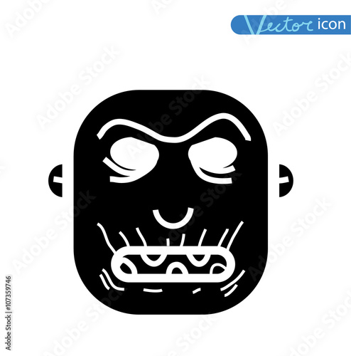   zombie cartoon character, vector illustration.