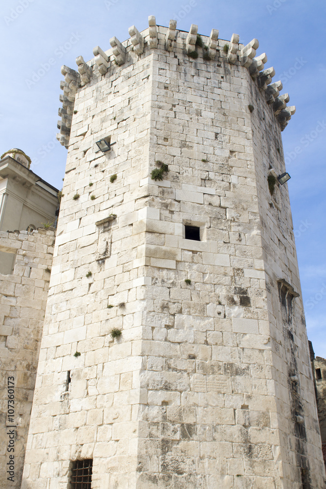 Venetian tower in Split, Croatia