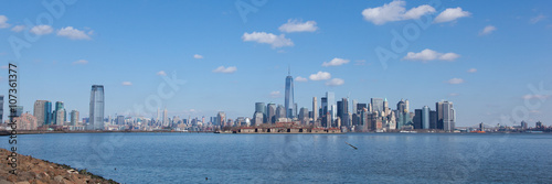 Jersey City and Manhattan from Liberty State Park