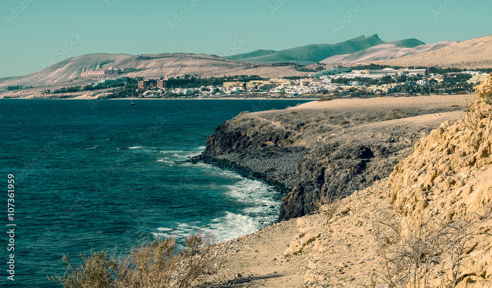 Fuerteventura rock  panorama