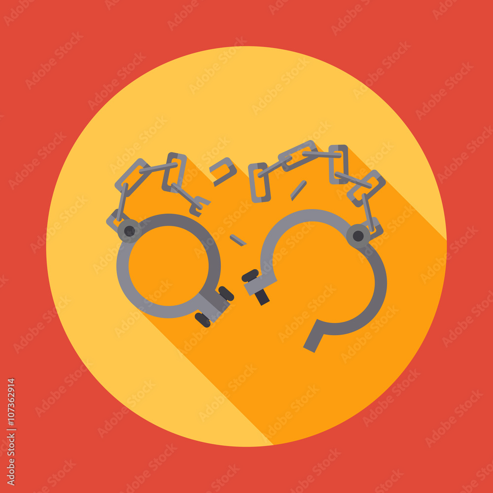 shackles broke Vector fla shackles broke Vector fla