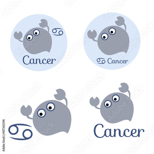 Cancer cartoon sign