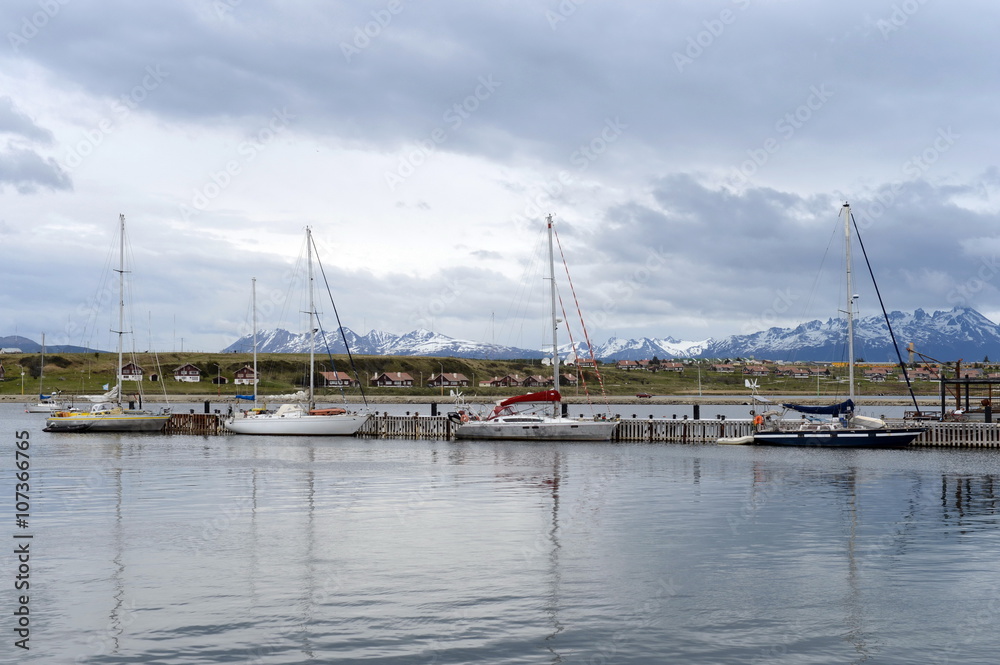 In the Harbor of Ushuaia - the southernmost city of the Earth.