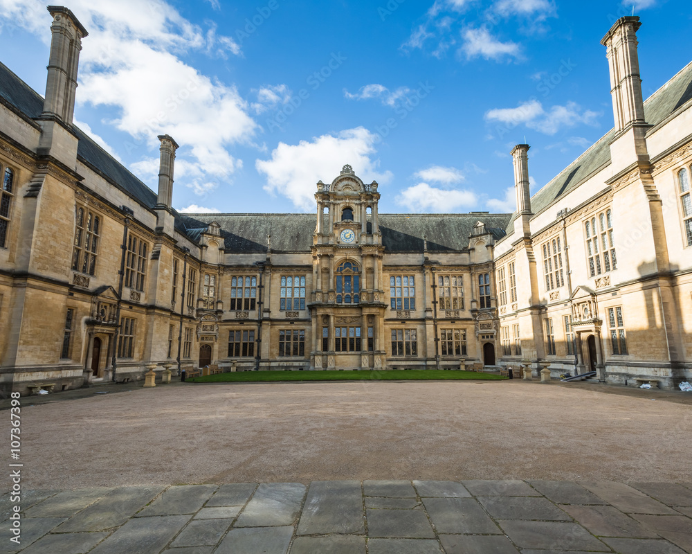 Oxford University Courtyard
