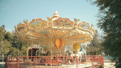 children's carousel in the park