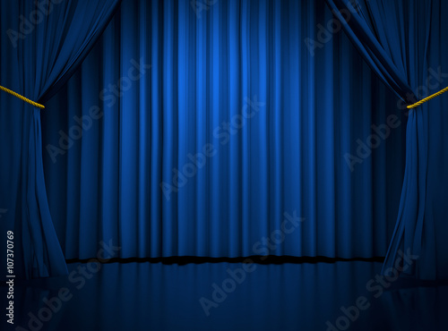Blue curtains © trahko