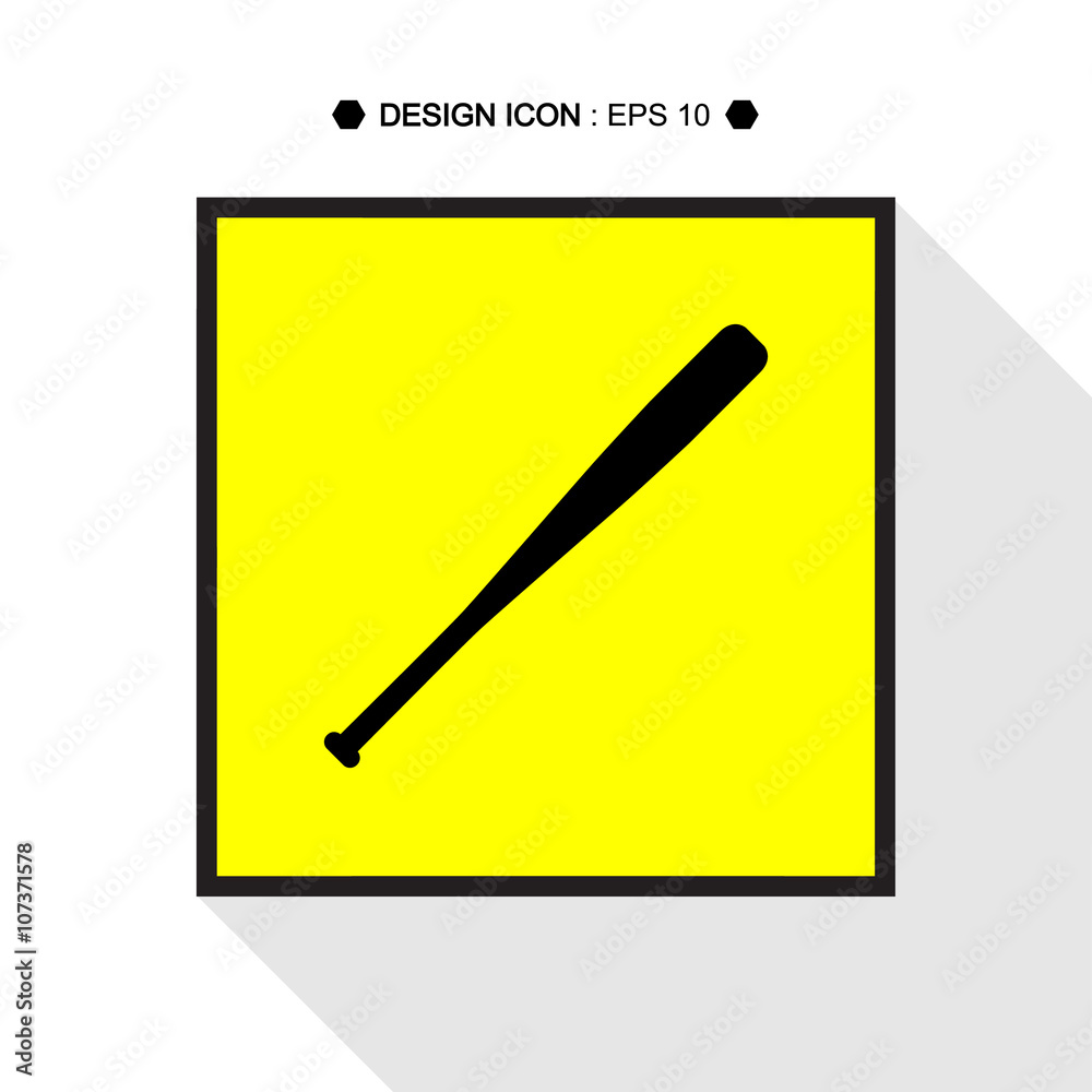 Baseball Bats icon 1 Vector EPS10, Great for any use. Baseball Bats icon 1 Vector EPS10, Great for any use.
