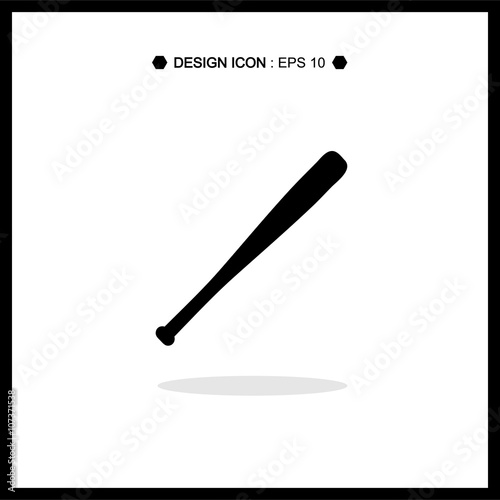 Baseball Bats icon 4 Vector EPS10, Great for any use.