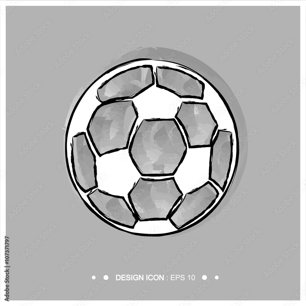 Obraz premium Football icon 5 Vector EPS10, Great for any use.