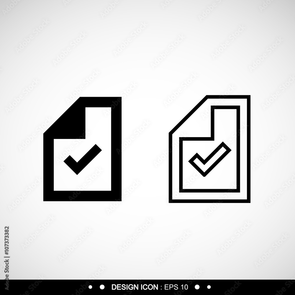 Clipboard right icon 3 great for any use. Vector EPS10. Clipboard right icon 3 great for any use. Vector EPS10.