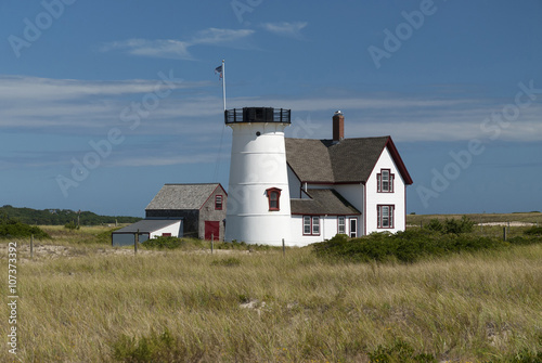 Lighthouse in New England Without Lantern