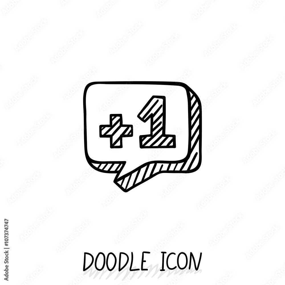 Doodle chatting icon. Text bubble. Doodle chatting icon. Text bubble.
