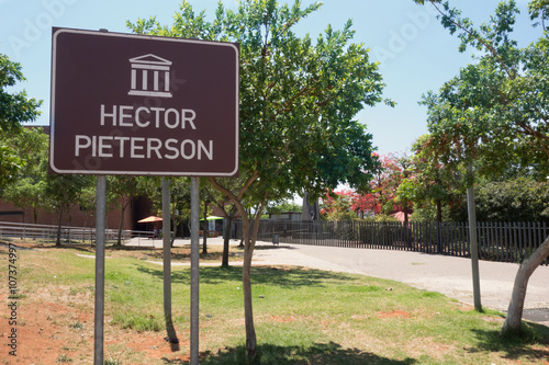 Hector Pieterson memorial in Soweto, South Africa