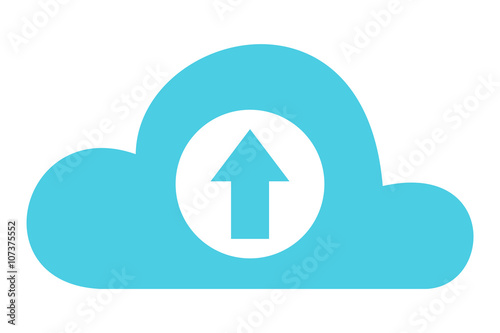 Obraz na płótnie Upload Cloud - Symbol