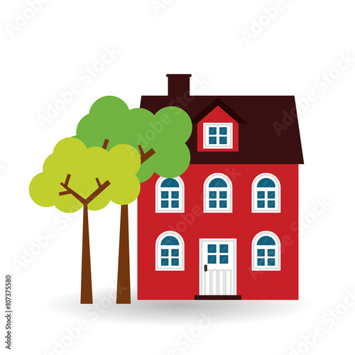 House icon design, vector illustration