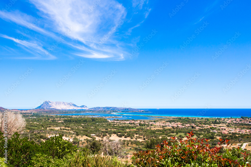 seascape of the Oriental coast of Sardinia, Italy