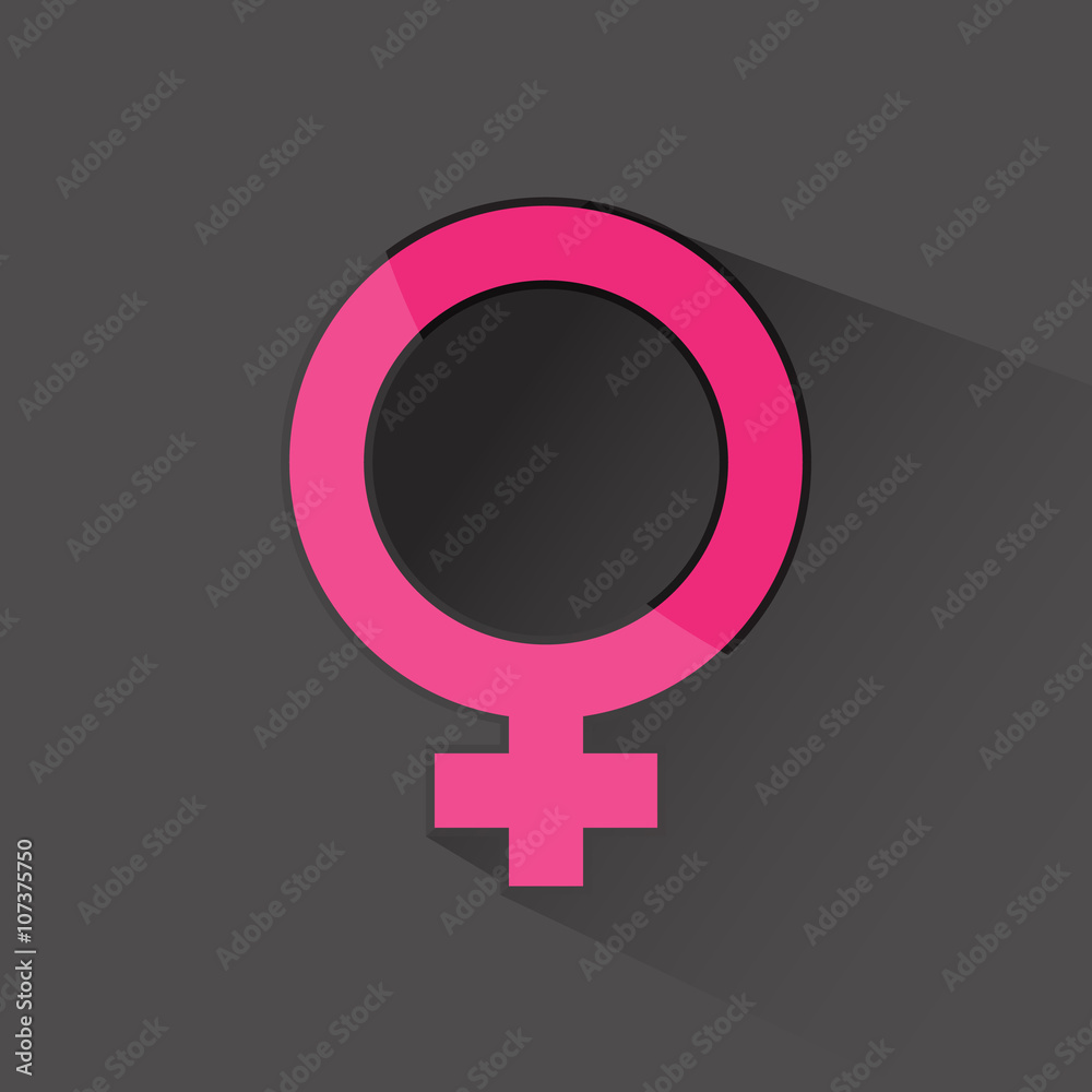 female sign flat icon vector illustration eps 10 female sign flat icon vector illustration eps 10