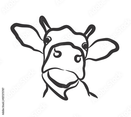 15943 Cow Face Draw Images Stock Photos  Vectors  Shutterstock