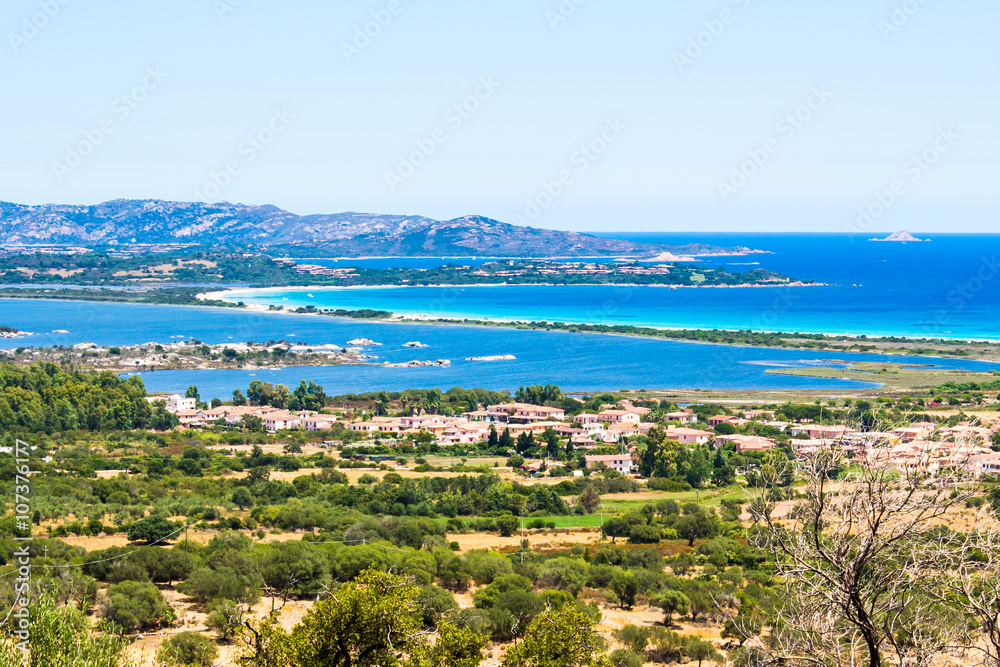 seascape of the Oriental coast of Sardinia, Italy