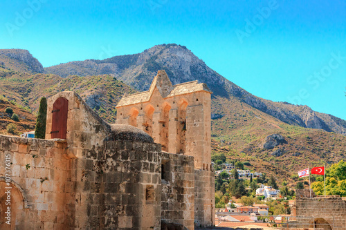 Medieval Bellapais Abbey in Cyprus.