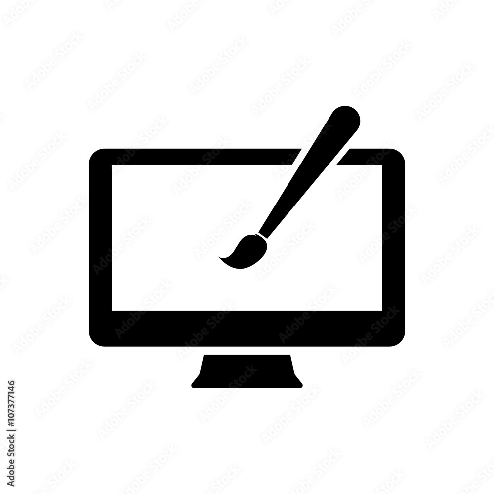 Website design flat icon isolate on white background vector illustration eps 10 Website design flat icon isolate on white background vector illustration eps 10