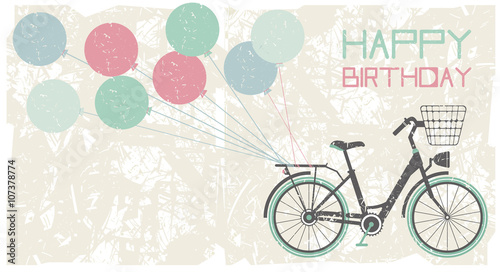Birthday greeting card background