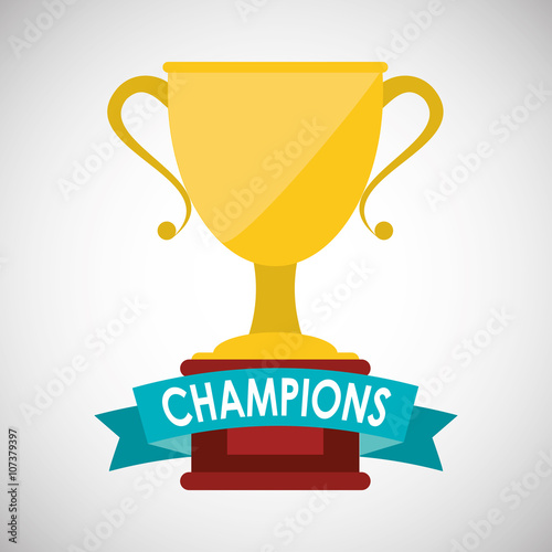 trophy icon design , vector illustration