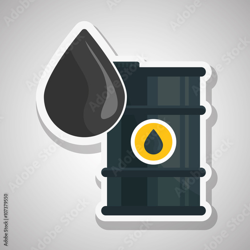 Oil barrel design , vector illustration